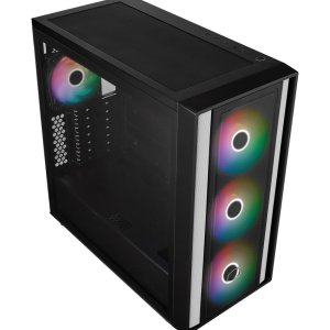 Cooler Master MasterBox 600, 3x 140mm ARGB Fan, 1x 120mm ARGB Fan, černá